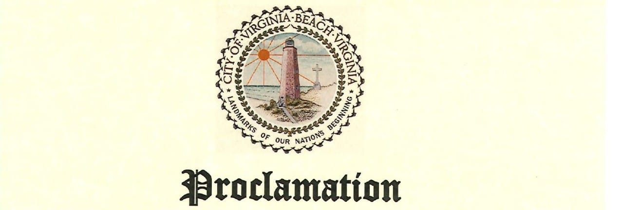 Virginia Beach City Proclamation: Celebrating August 24th as Ukrainian Independence Day