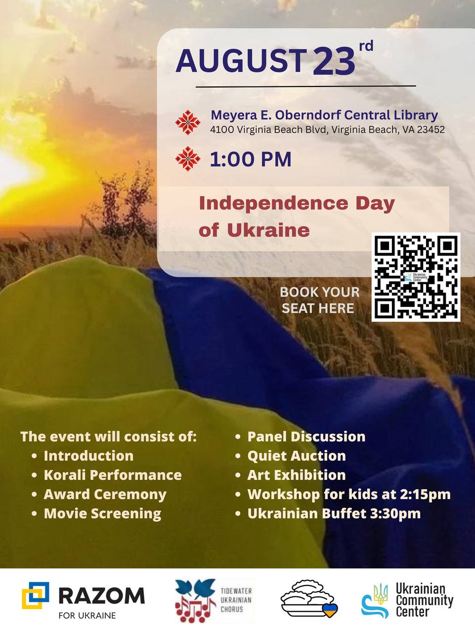 Reminder: Independence Day of Ukraine